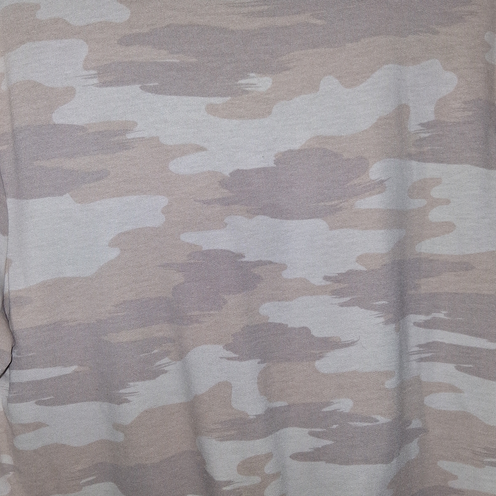 Como Vintage Beige Camouflage Knot Front Tee - Picture 8 of 8